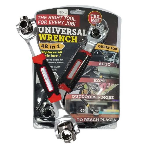 🔧✨ ¡La Llave Multifuncional 48 en 1 que reemplaza toda tu caja de herramientas!