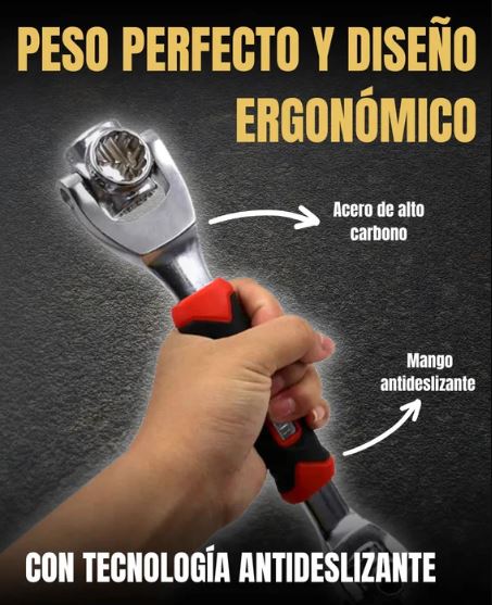 🔧✨ ¡La Llave Multifuncional 48 en 1 que reemplaza toda tu caja de herramientas!