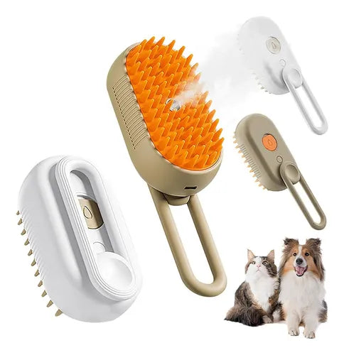 🐾✨ Cepillo Vapor Mascota Doble Espacio ¡Menos Pelo en Casa, Más Amor y Cuidado para tu Mascota! 💖