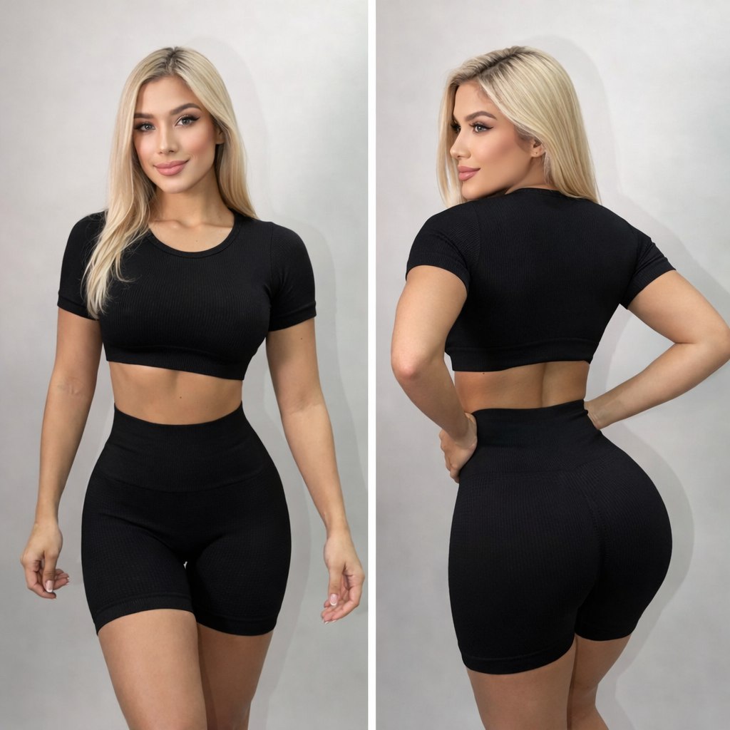 Conjunto americano short + blusa