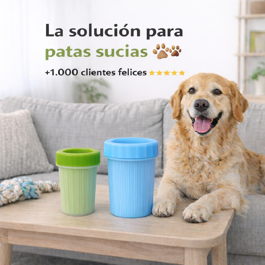 Vaso Limpiador De Patas Perros Portatil