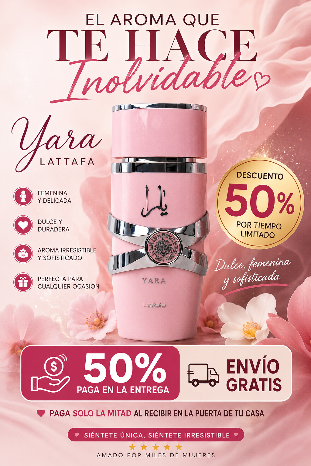 ✨ Yara Lattafa – La Fragancia Que Deja Huella 💖 Exclusivo