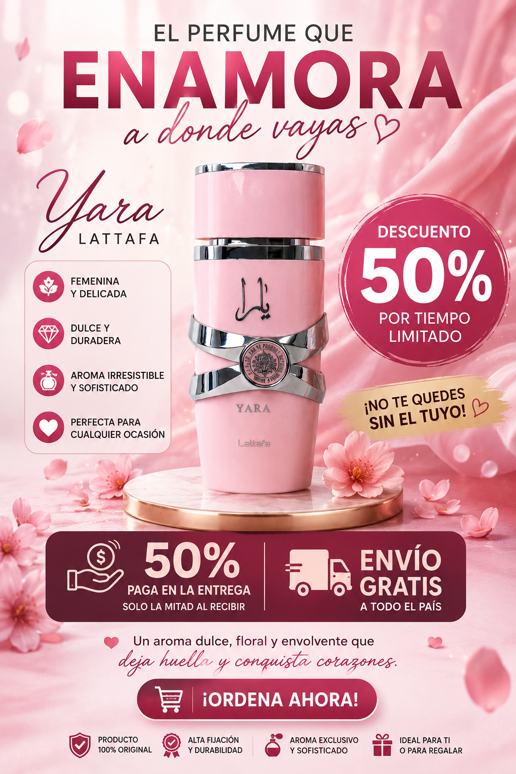 ✨ Yara Lattafa – La Fragancia Que Deja Huella 💖 Exclusivo