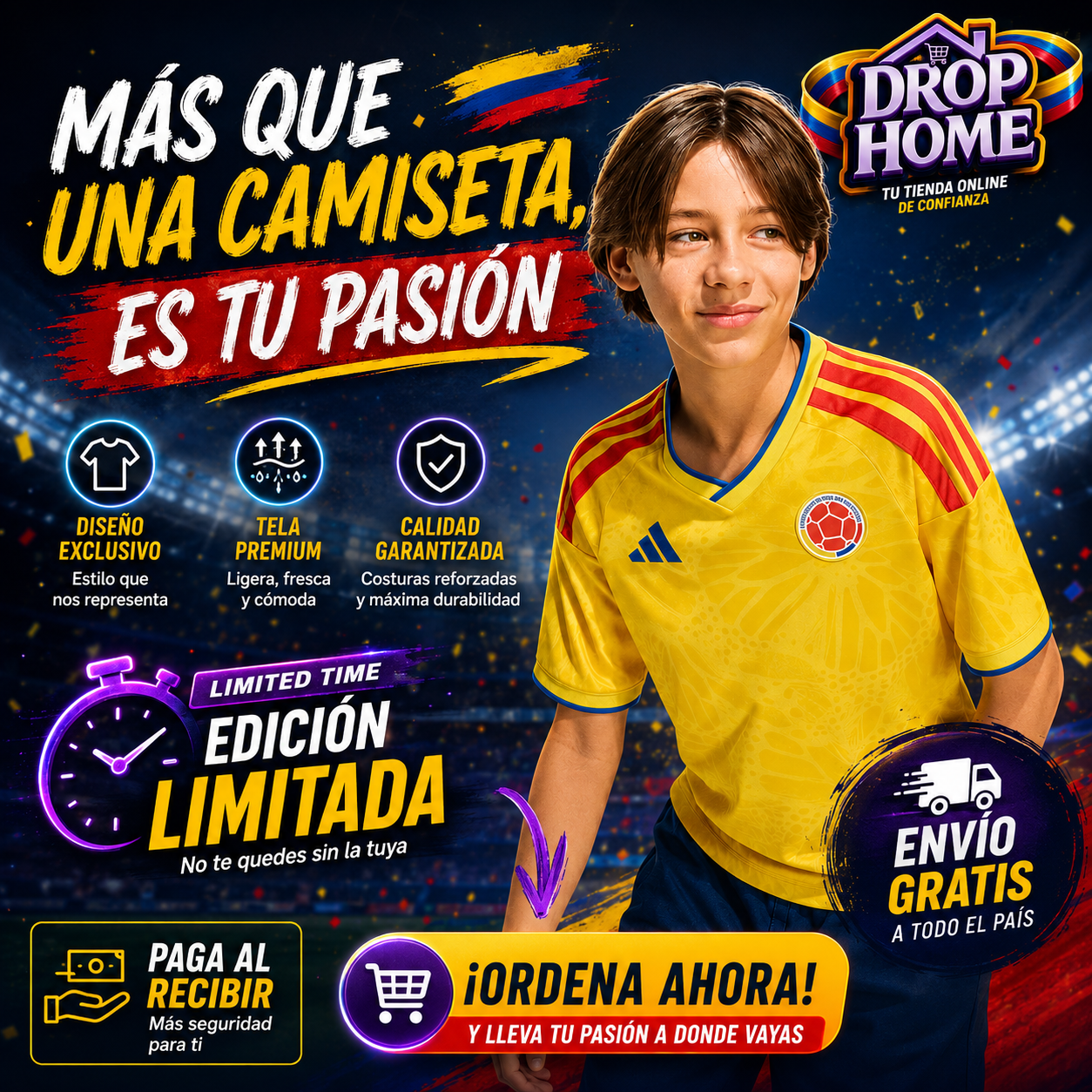 CAMISETA COLOMBIA 2026/ MUNDIAL
