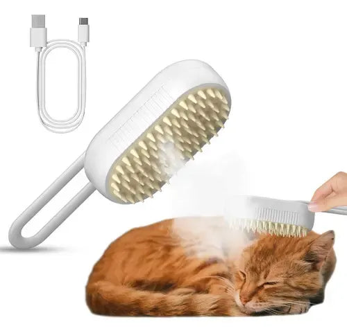 🐾✨ Cepillo Vapor Mascota Doble Espacio ¡Menos Pelo en Casa, Más Amor y Cuidado para tu Mascota! 💖