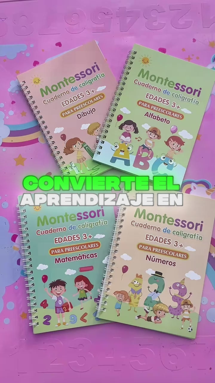 Kit Libros De Caligrafia Montessori