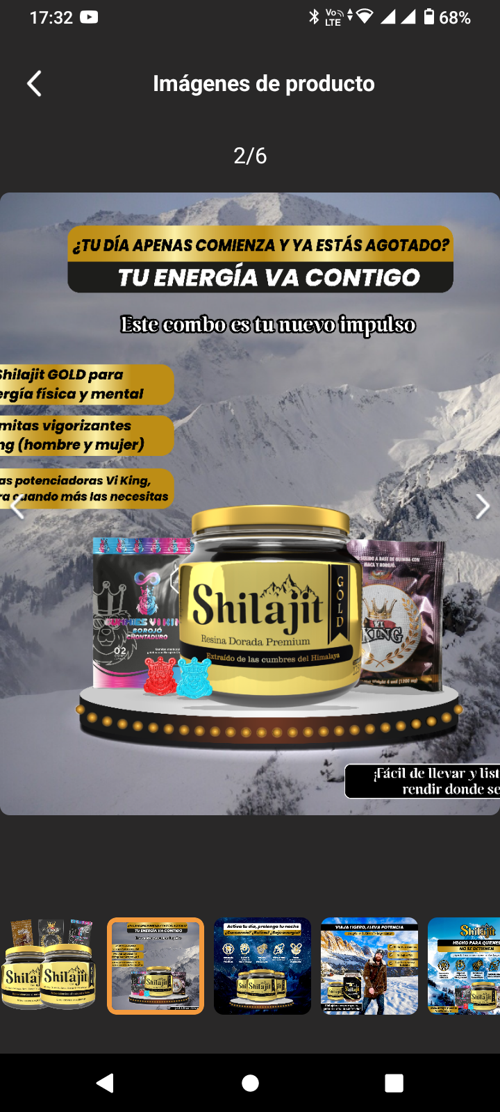 Shilajit GOLD x2 original con invima