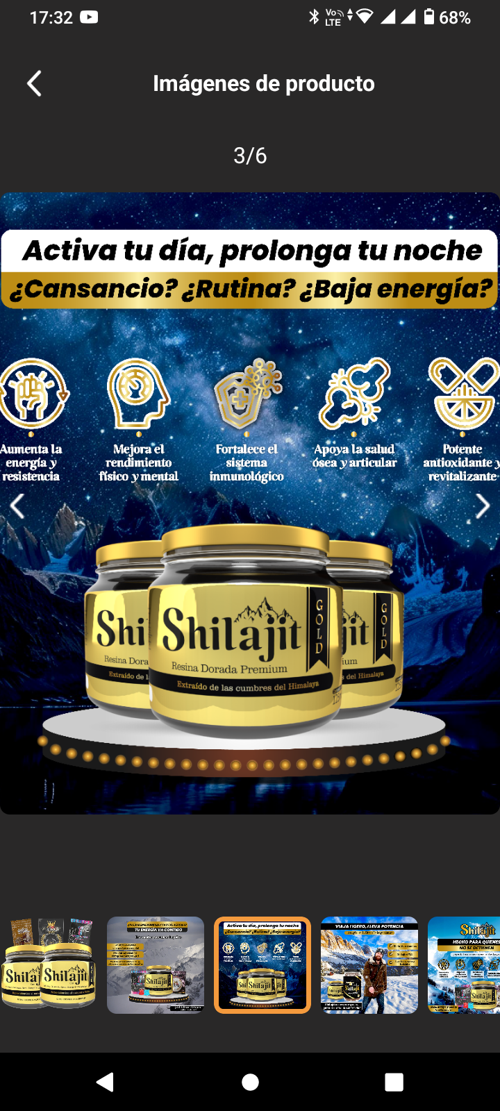 Shilajit GOLD x2 original con invima
