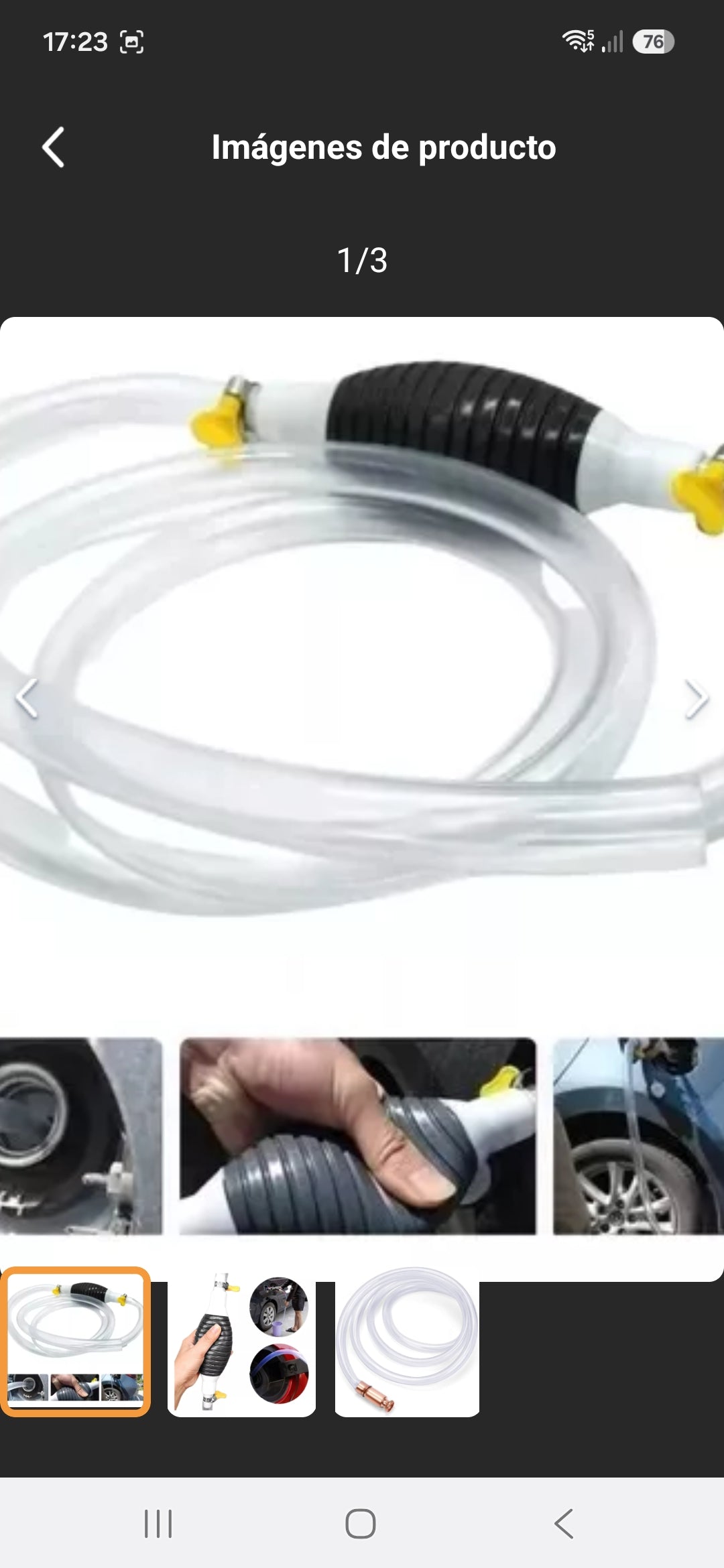 MANGUERA DE TRANSFERENCIA LIQUIDO